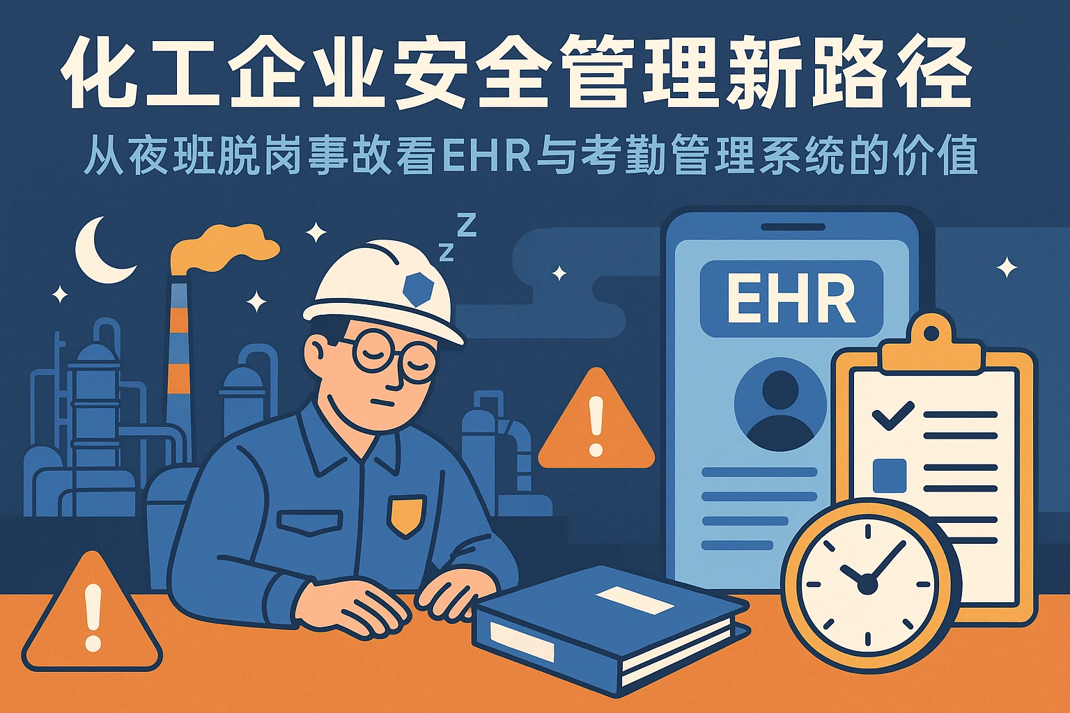 化工企业安全管理新路径：从夜班脱岗事故看EHR与考勤管理系统的价值