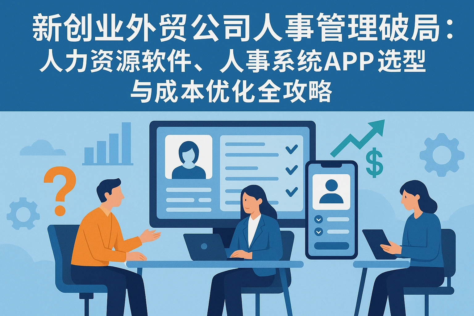 新创业外贸公司人事管理破局：人力资源软件、人事系统APP选型与成本优化全攻略