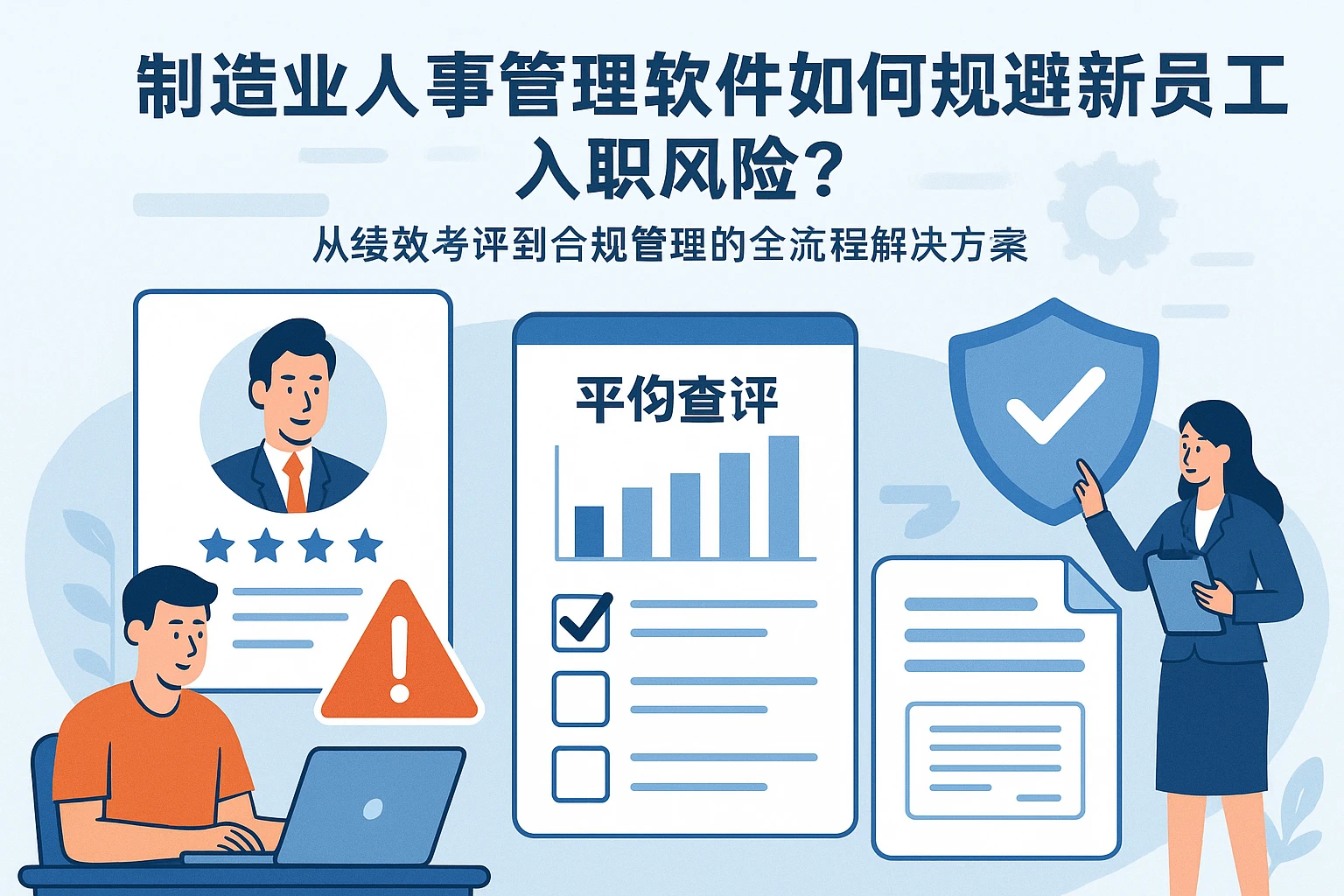 制造业人事管理软件如何规避新员工入职风险？从绩效考评到合规管理的全流程解决方案