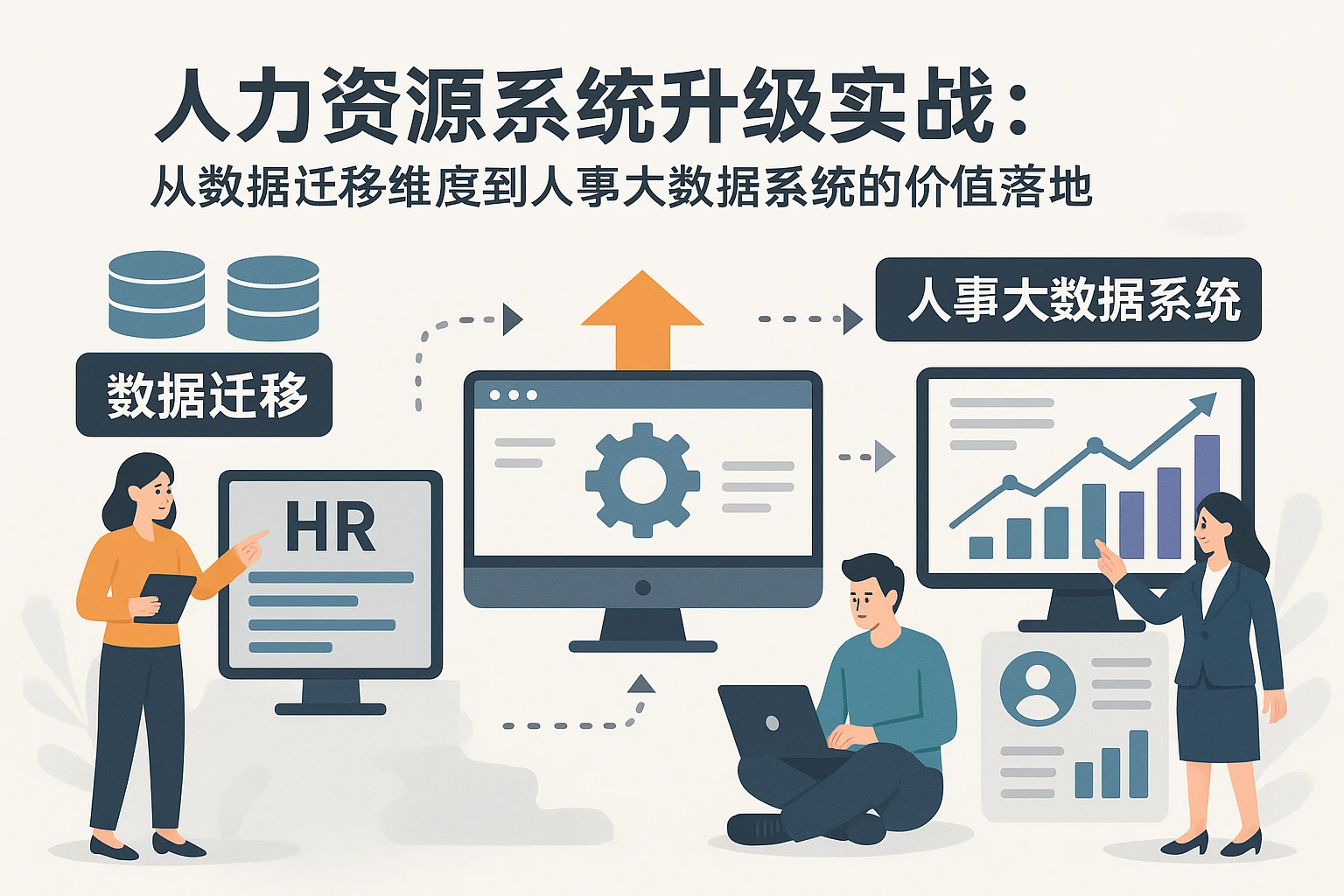 人力资源系统升级实战：从数据迁移维度到人事大数据系统的价值落地