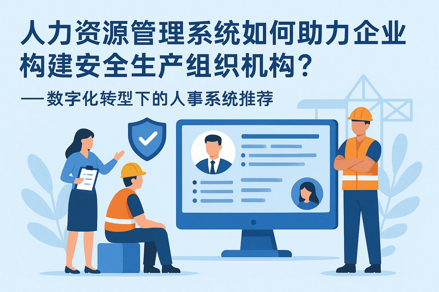 人力资源管理系统如何助力企业构建安全生产组织机构？——数字化转型下的人事系统推荐