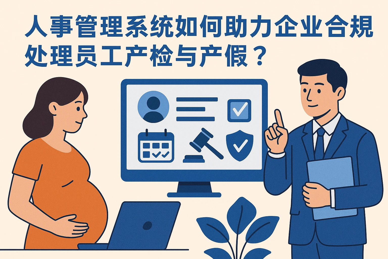 人事管理系统如何助力企业合规处理员工产检与产假？