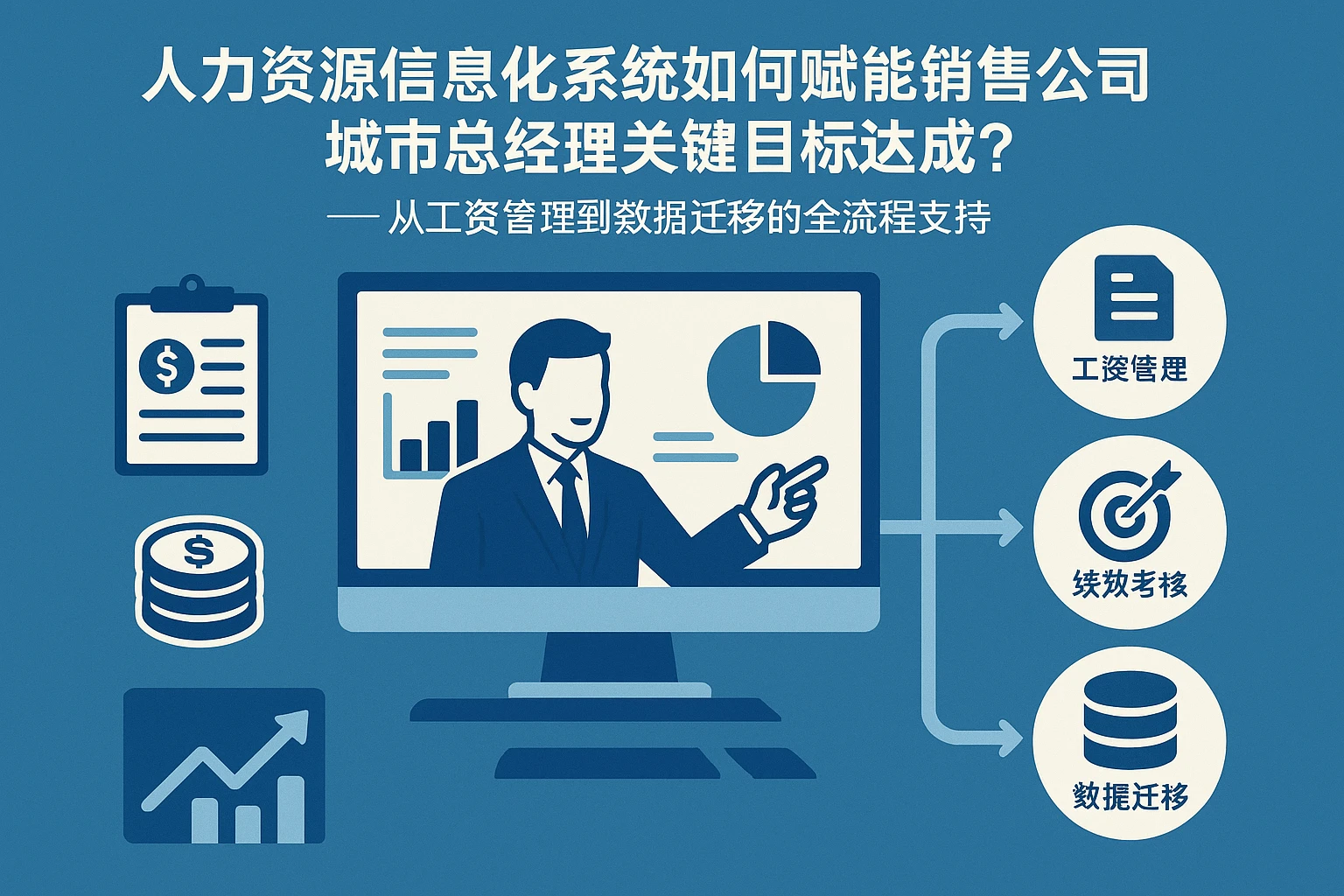 人力资源信息化系统如何赋能销售公司城市总经理关键目标达成？——从工资管理到数据迁移的全流程支持