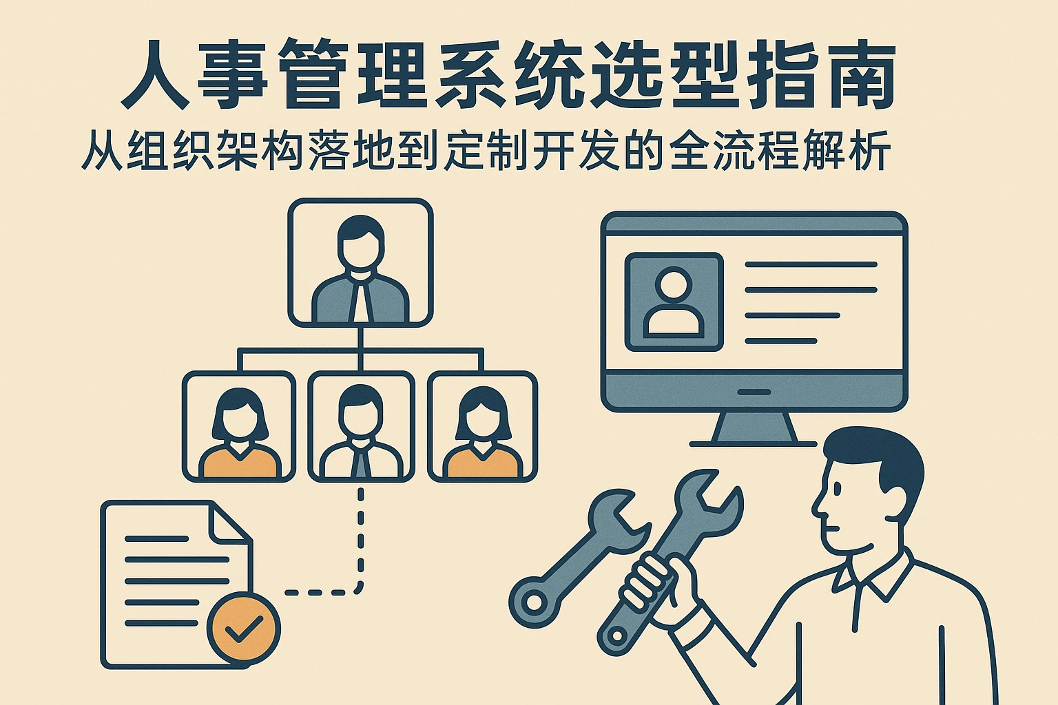 人事管理系统选型指南：从组织架构落地到定制开发的全流程解析