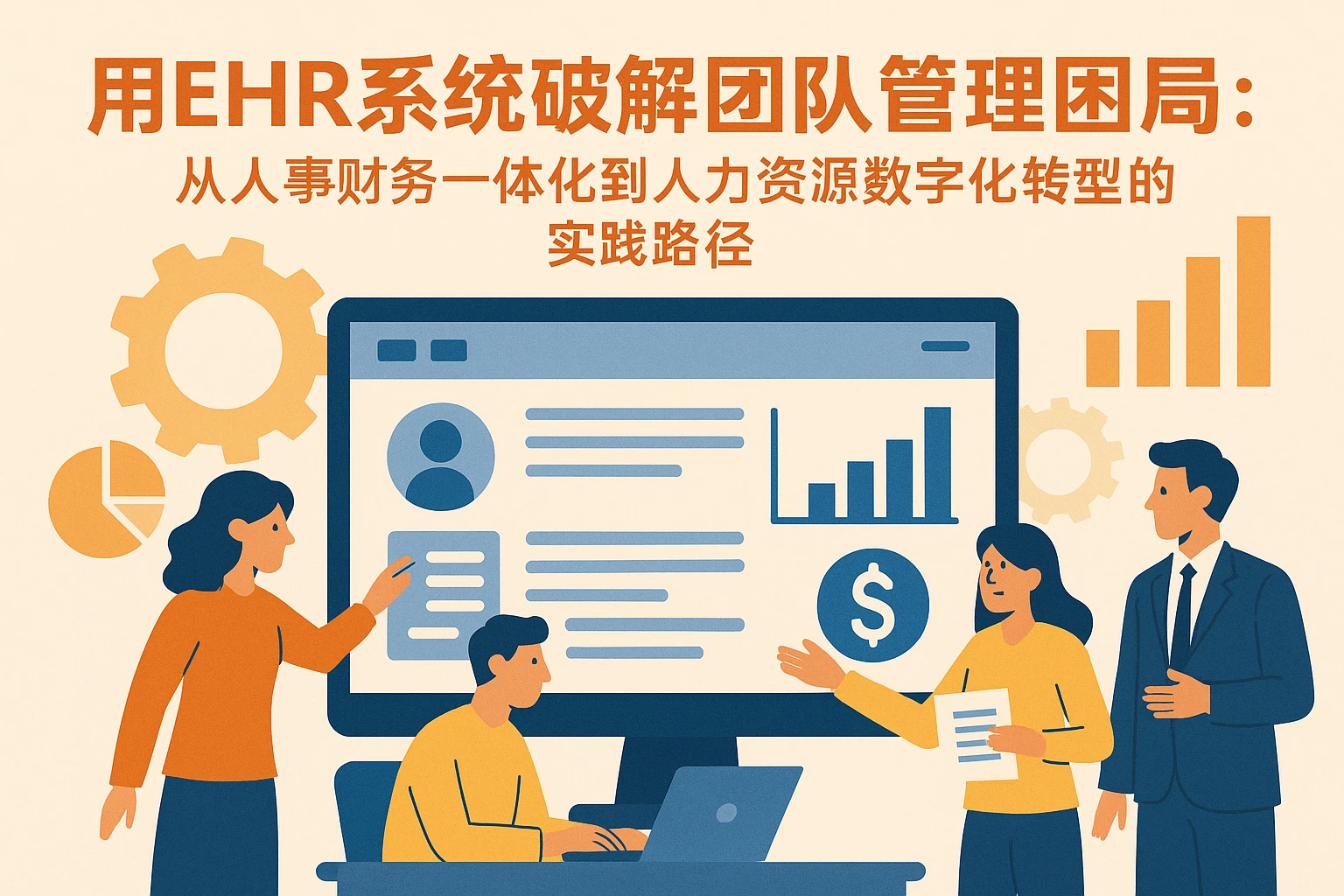 用EHR系统破解团队管理困局：从人事财务一体化到人力资源数字化转型的实践路径