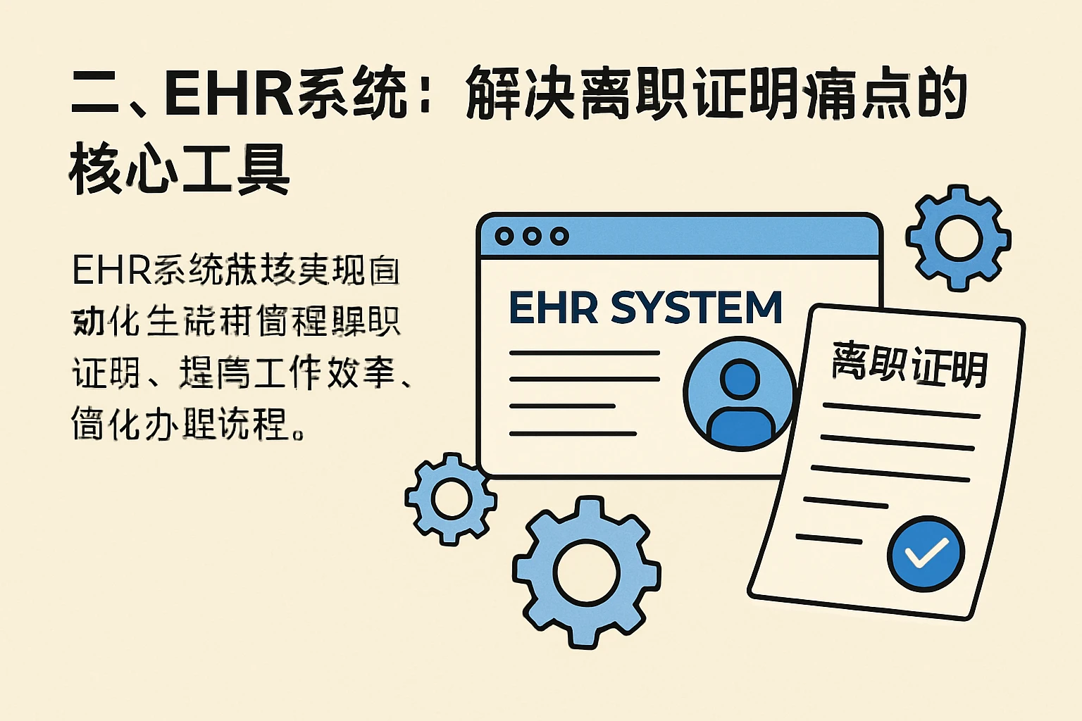 二、EHR系统：解决离职证明痛点的核心工具