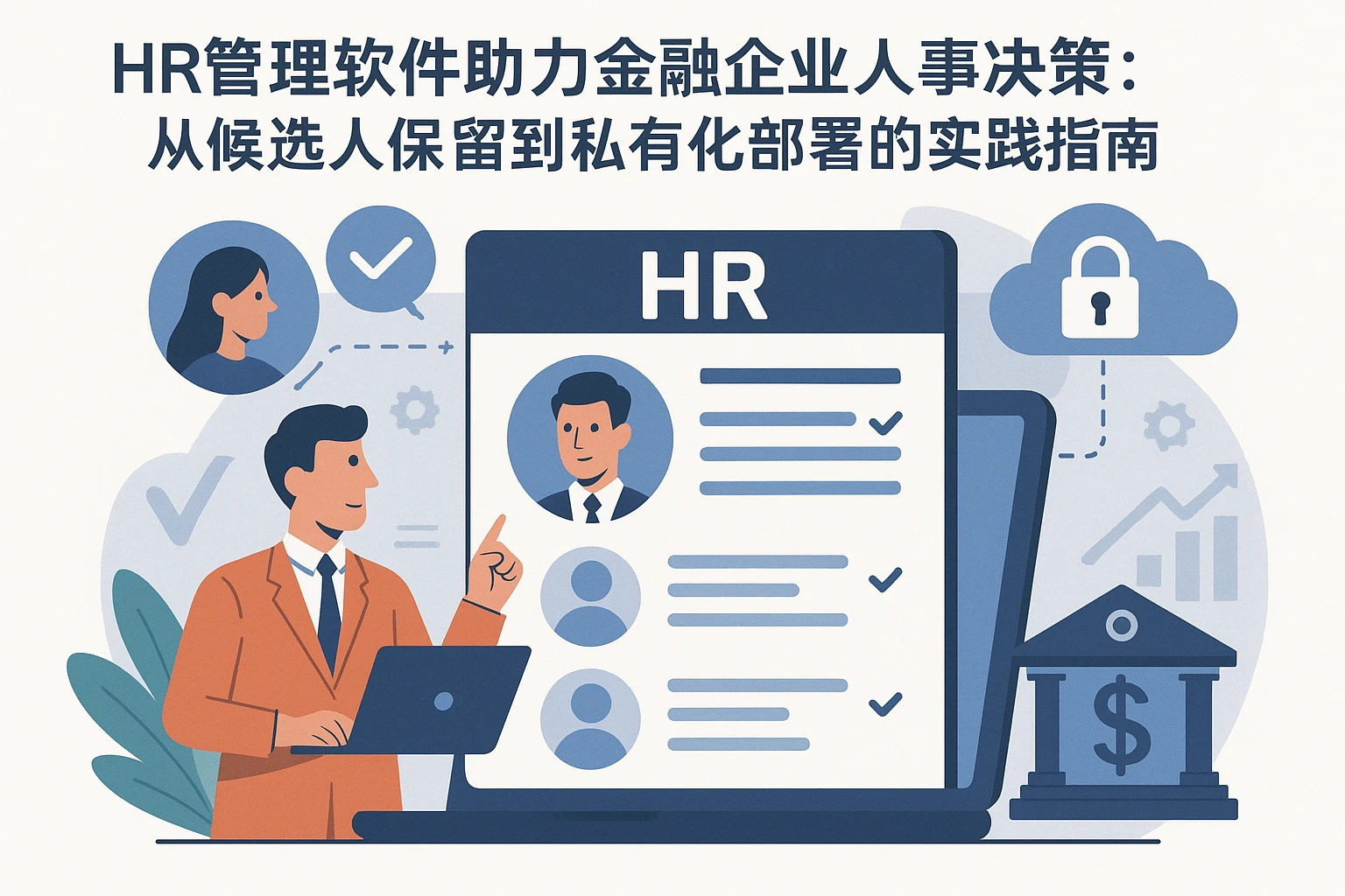 HR管理软件助力金融企业人事决策：从候选人保留到私有化部署的实践指南