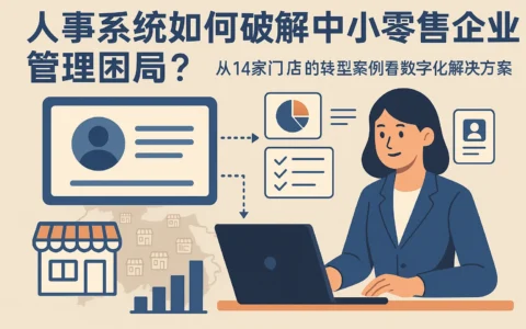 人事系统如何破解中小零售企业管理困局？从14家门店的转型案例看数字化解决方案