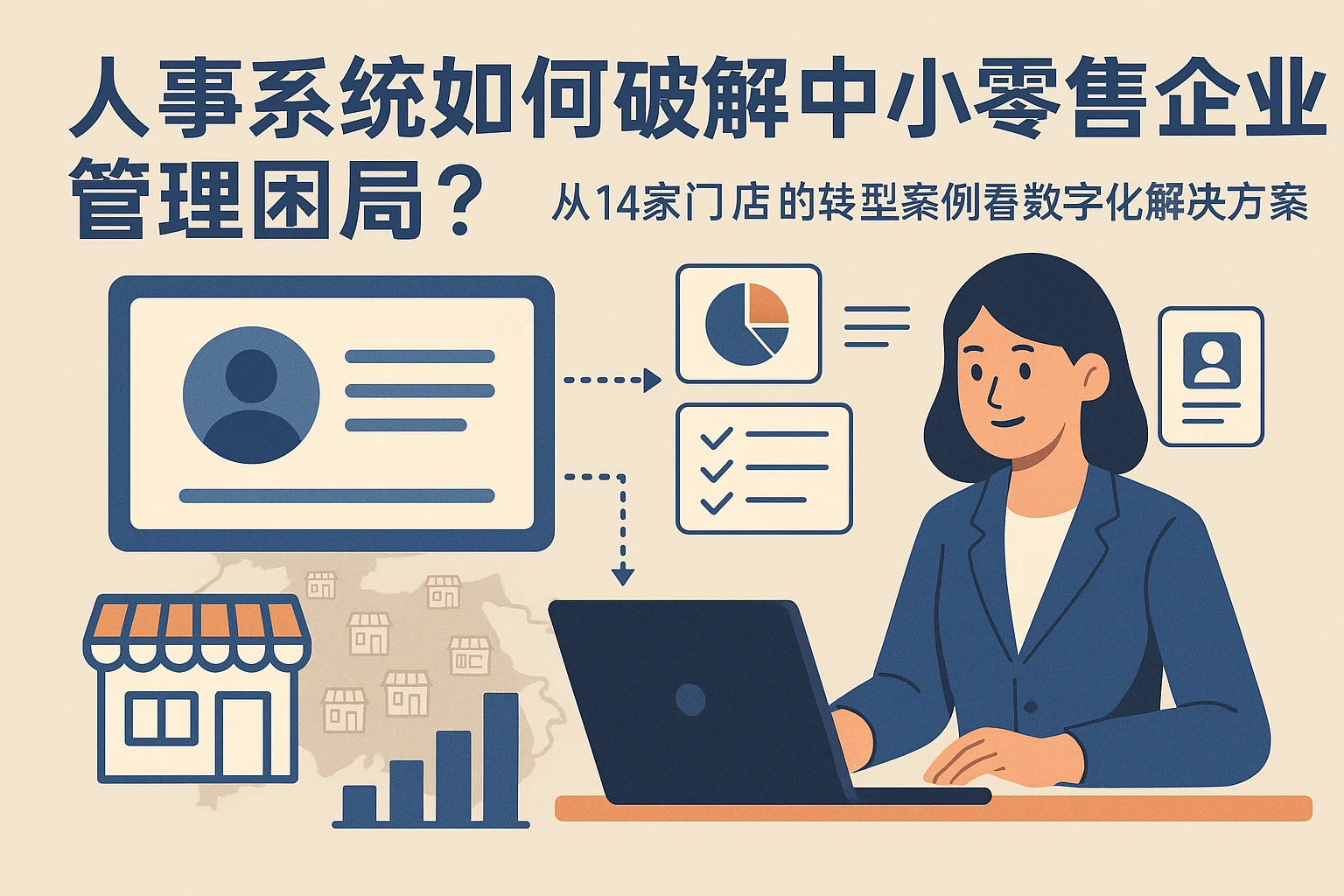 人事系统如何破解中小零售企业管理困局？从14家门店的转型案例看数字化解决方案