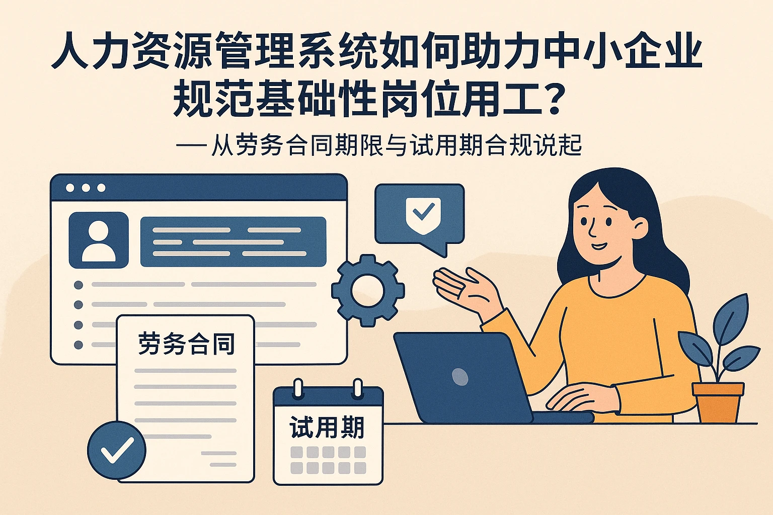 人力资源管理系统如何助力中小企业规范基础性岗位用工？——从劳务合同期限与试用期合规说起
