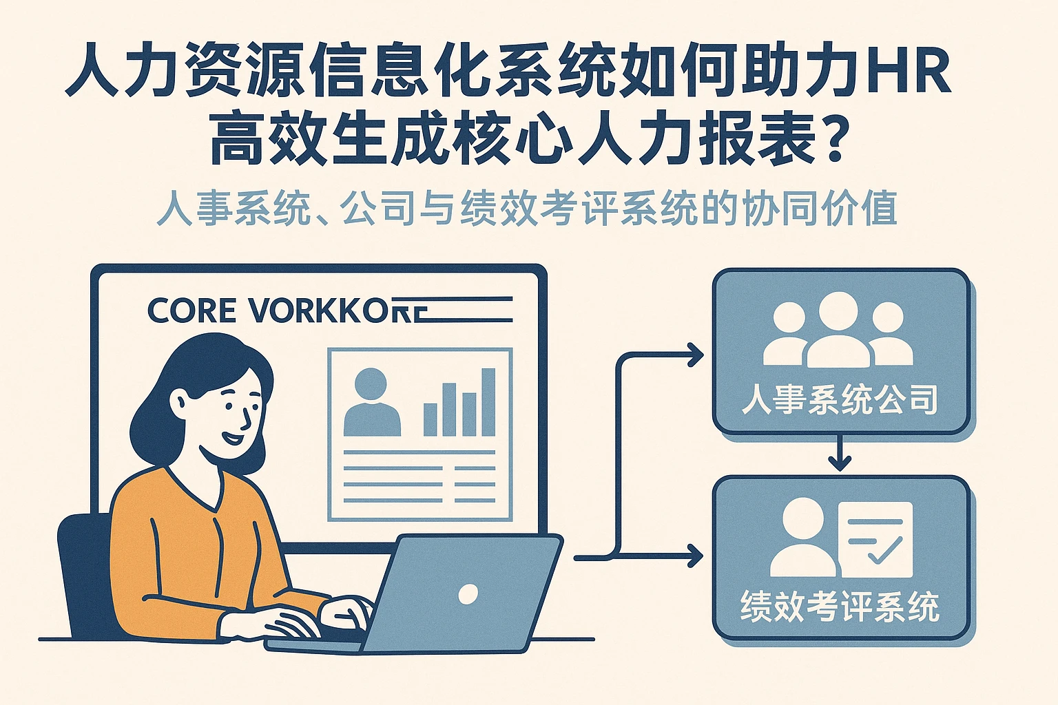 人力资源信息化系统如何助力HR高效生成核心人力报表？——人事系统公司与绩效考评系统的协同价值