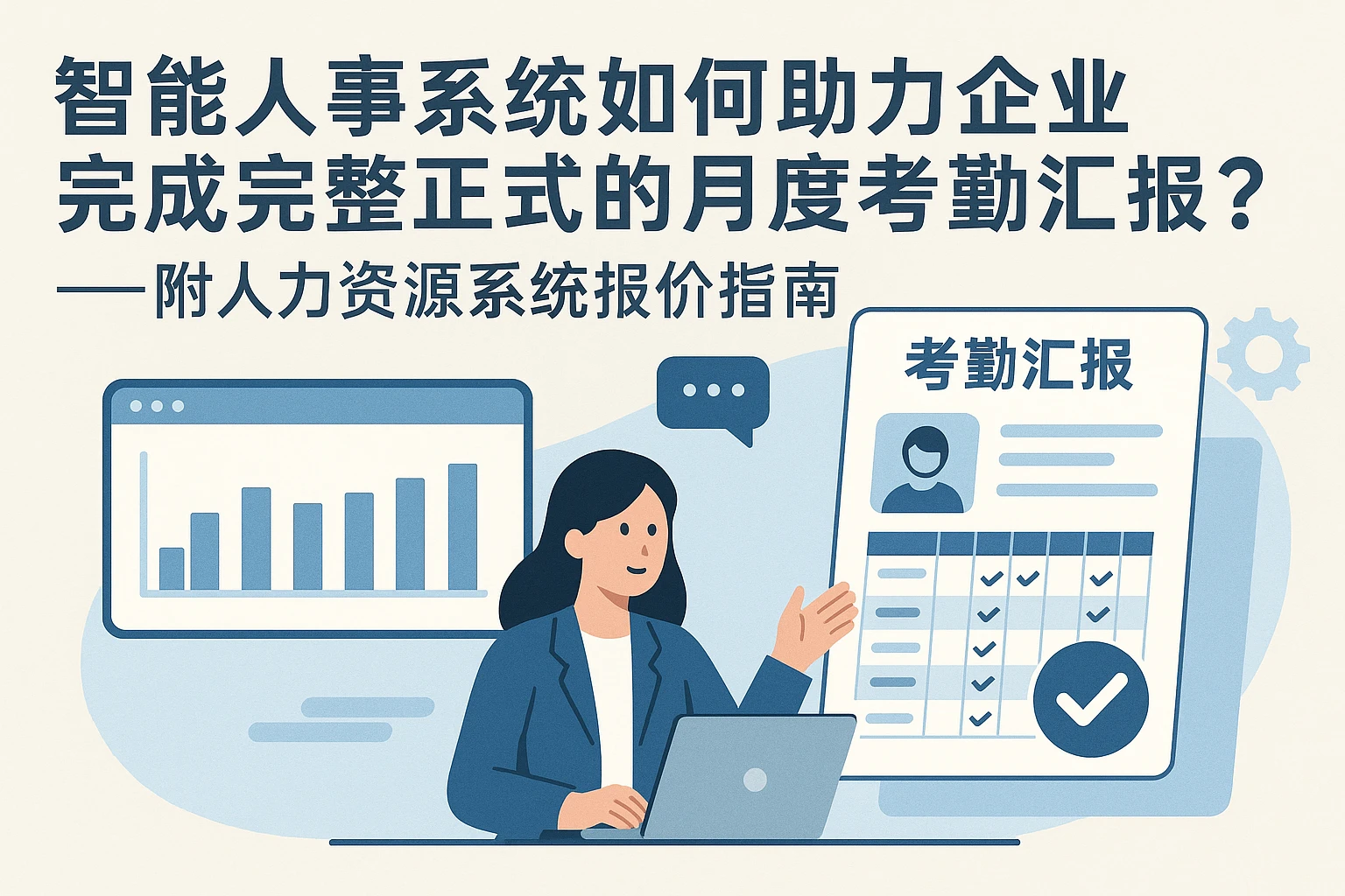 智能人事系统如何助力企业完成完整正式的月度考勤汇报？——附人力资源系统报价指南
