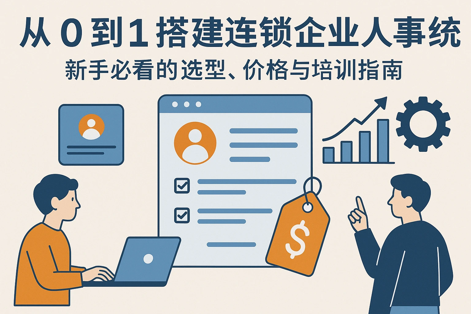 从0到1搭建连锁企业人事系统：新手必看的选型、价格与培训指南