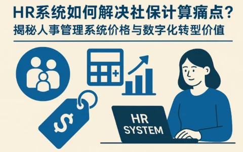 HR系统如何解决社保计算痛点？揭秘人事管理系统价格与数字化转型价值
