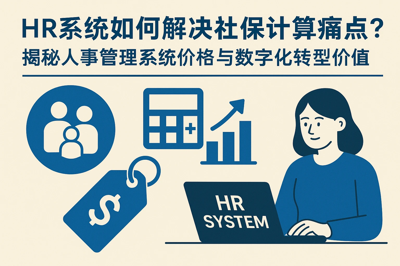HR系统如何解决社保计算痛点？揭秘人事管理系统价格与数字化转型价值