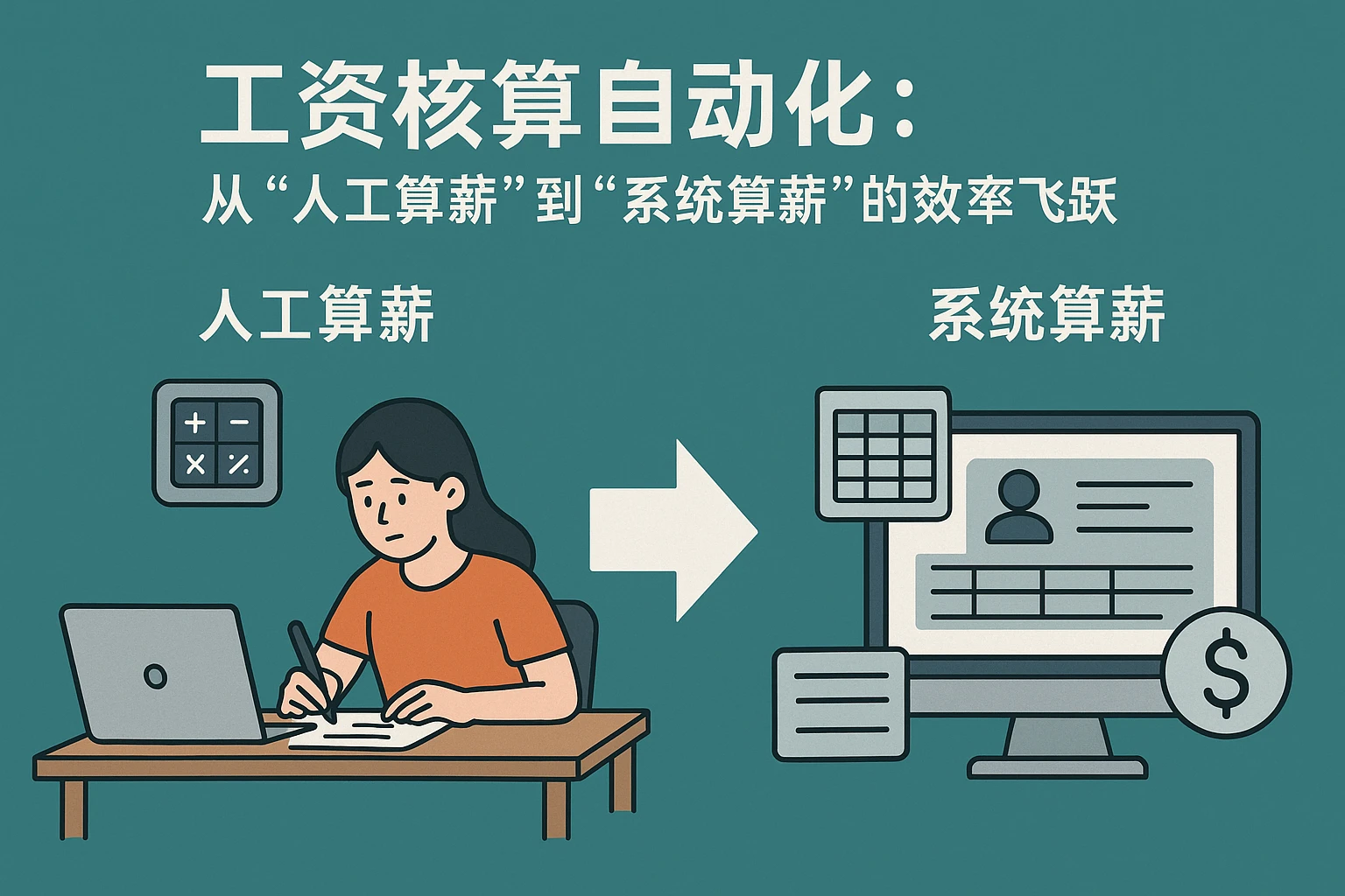 2. 工资核算自动化：从“人工算薪”到“系统算薪”的效率飞跃