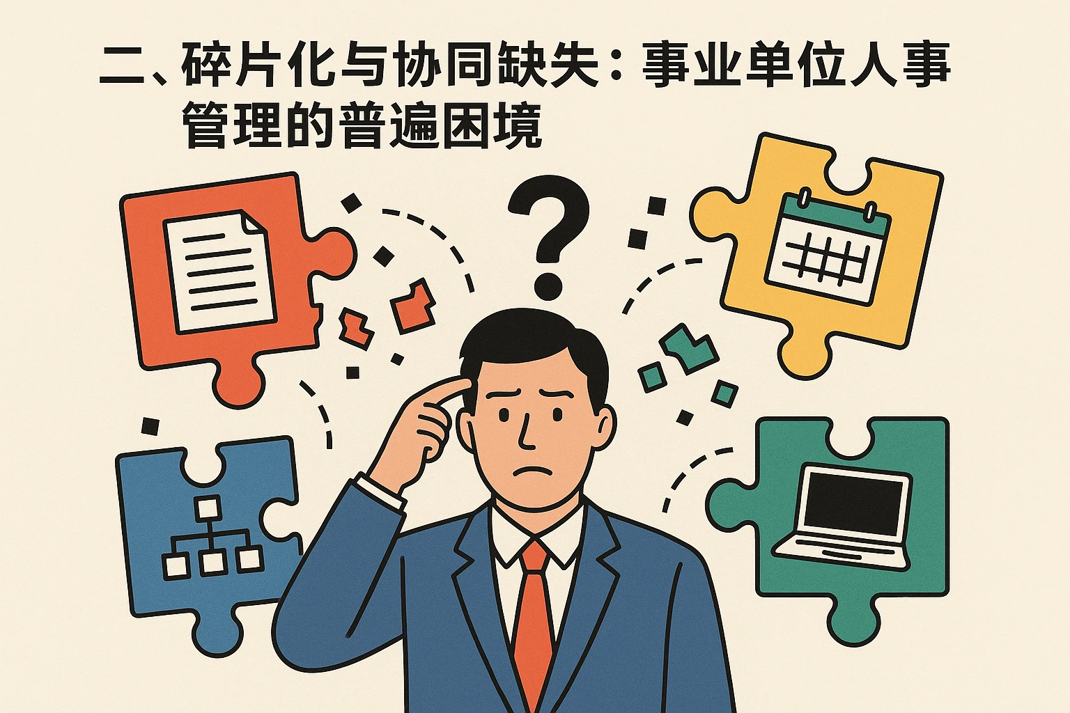 二、碎片化与协同缺失：事业单位人事管理的普遍困境