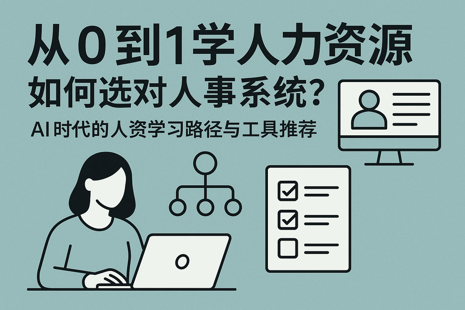 从0到1学人力资源：如何选对人事系统？AI时代的人资学习路径与工具推荐