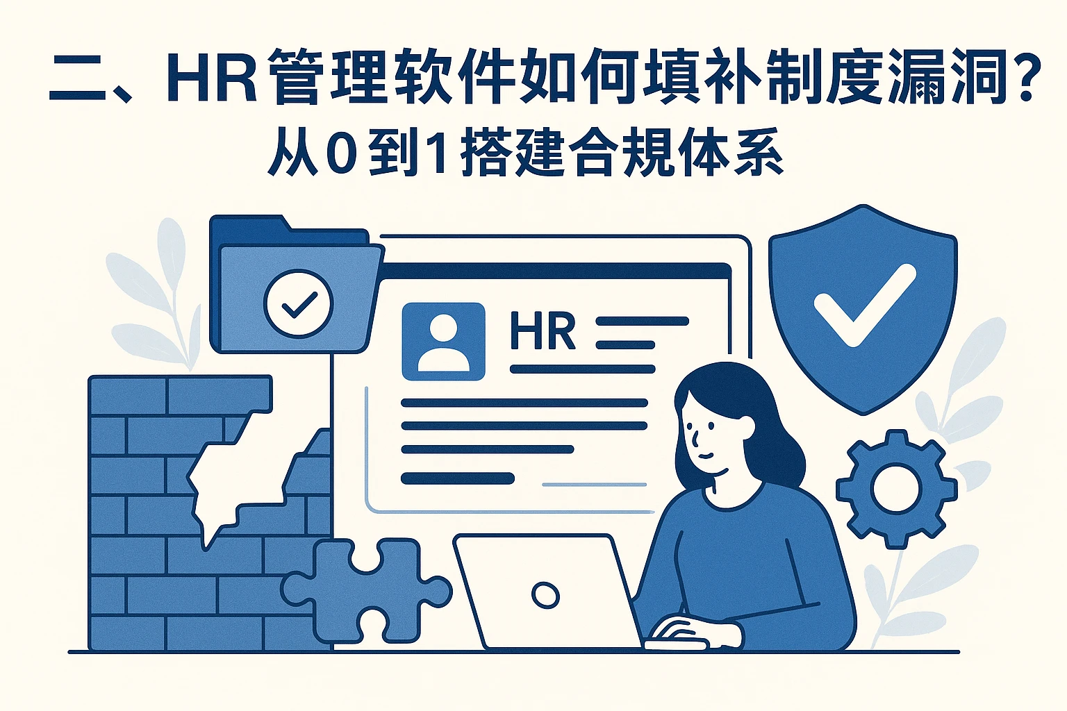 二、HR管理软件如何填补制度漏洞？从0到1搭建合规体系