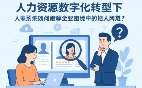 人力资源数字化转型下，人事系统如何破解企业困境中的招人两难？
