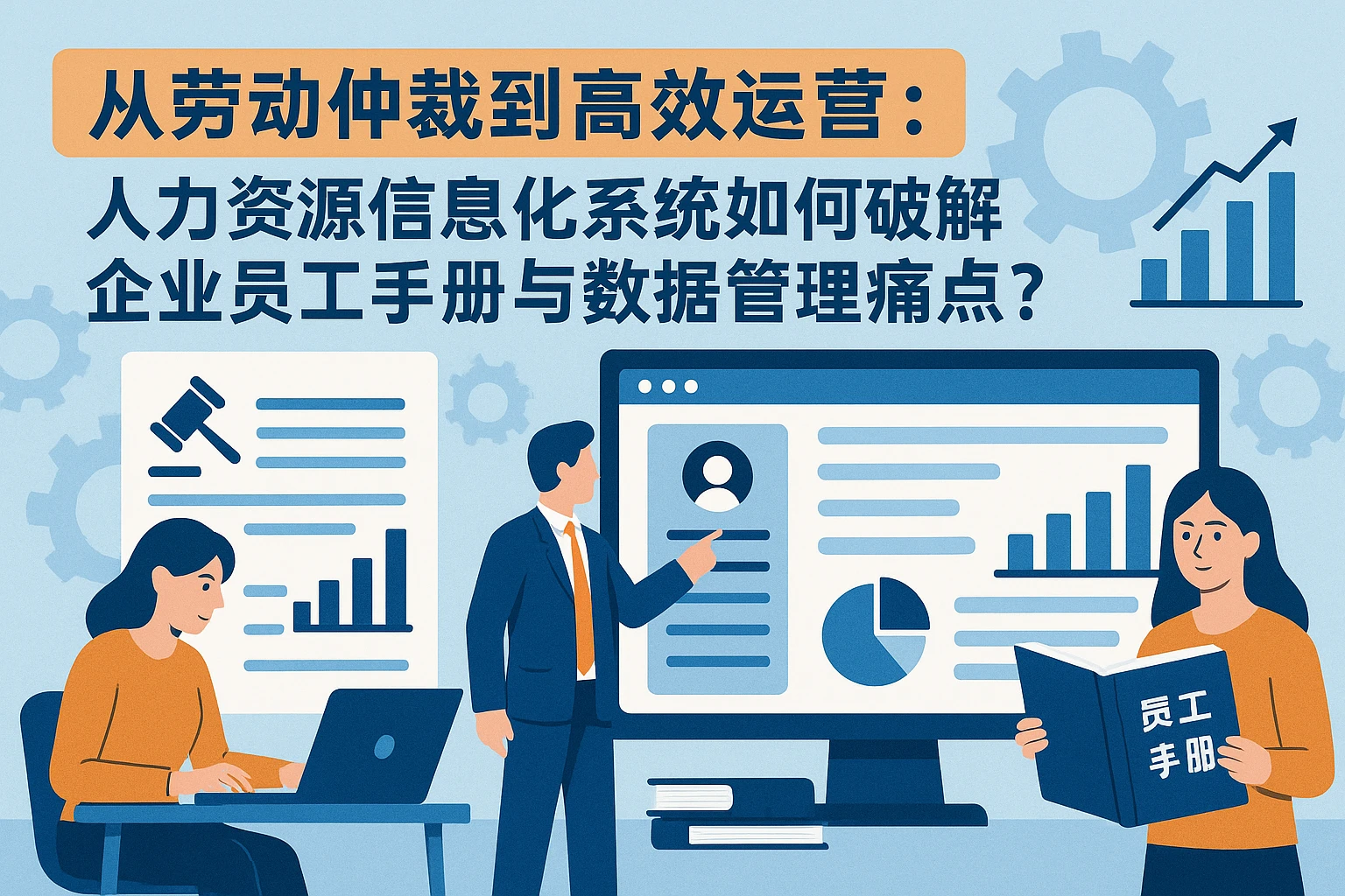 从劳动仲裁到高效运营：人力资源信息化系统如何破解企业员工手册与数据管理痛点？