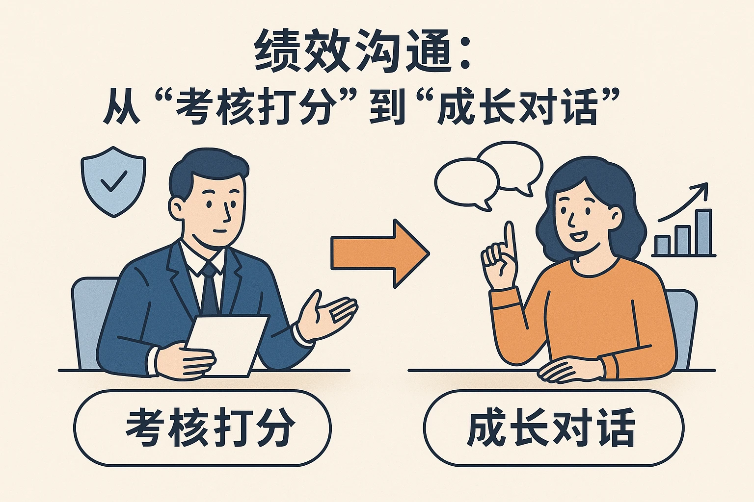 2. 绩效沟通：从“考核打分”到“成长对话”