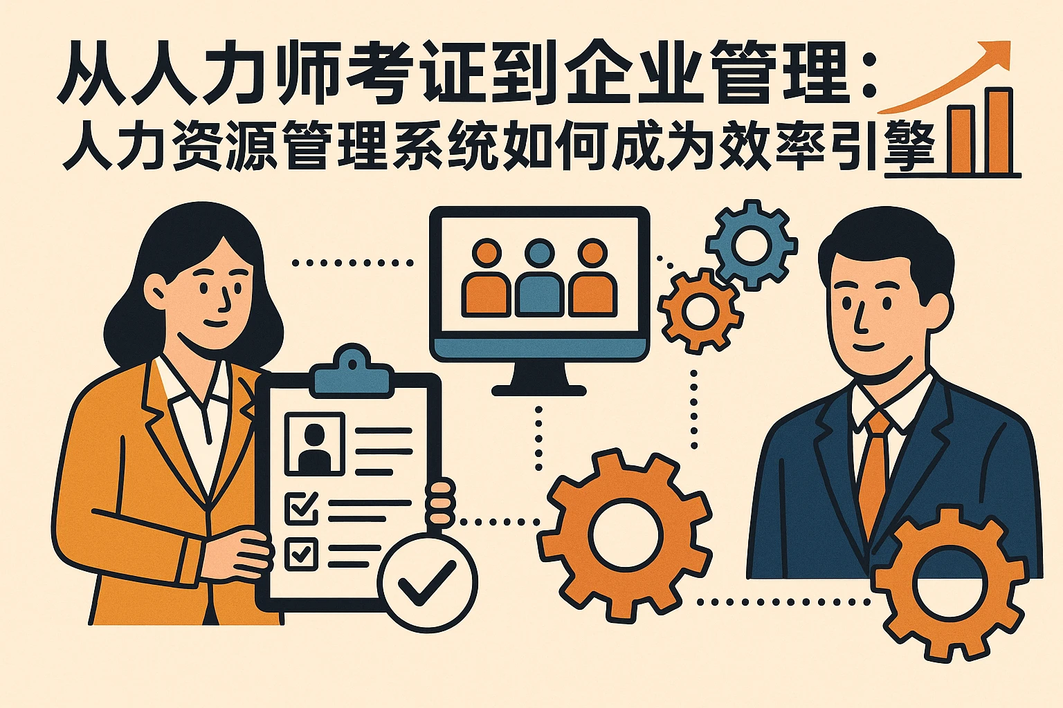 从人力师考证到企业管理：人力资源管理系统如何成为效率引擎？