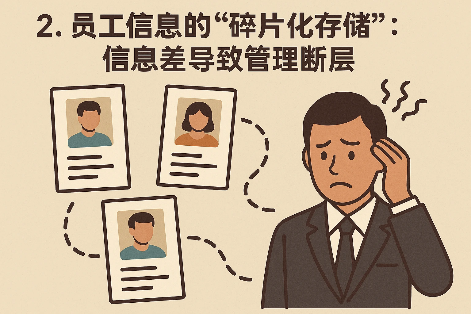 2. 员工信息的“碎片化存储”：信息差导致管理断层