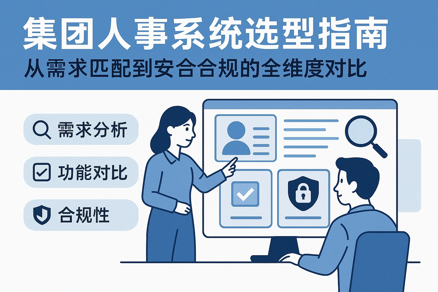集团人事系统选型指南：从需求匹配到安全合规的全维度对比