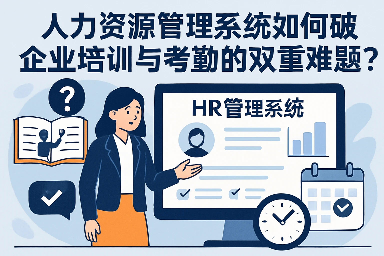 人力资源管理系统如何破解企业培训与考勤的双重难题？