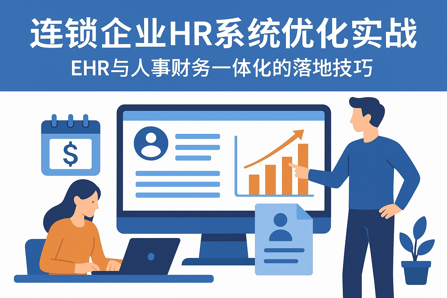 连锁企业HR系统优化实战：EHR与人事财务一体化的落地技巧