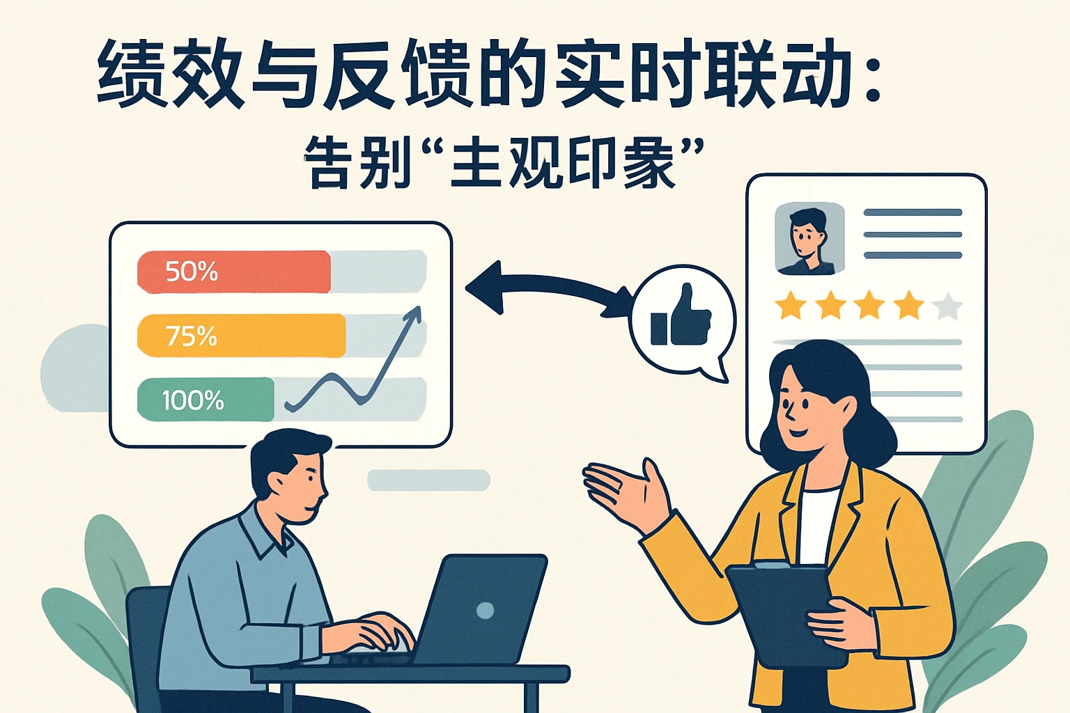 2. 绩效与反馈的实时联动：告别“主观印象”