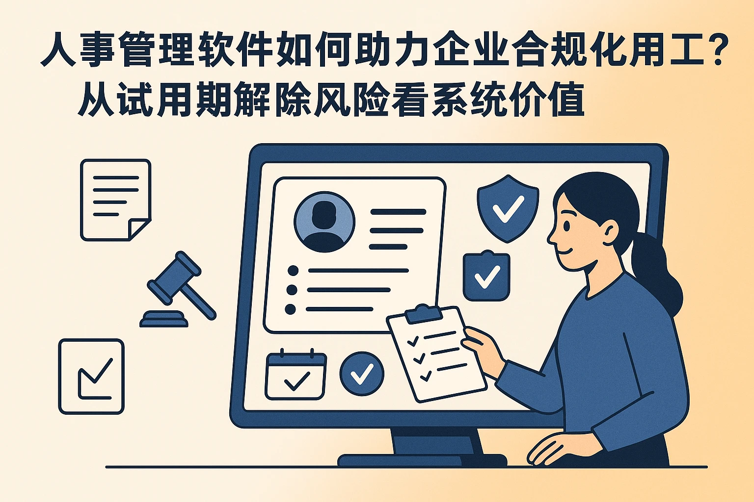 人事管理软件如何助力企业合规化用工？从试用期解除风险看系统价值