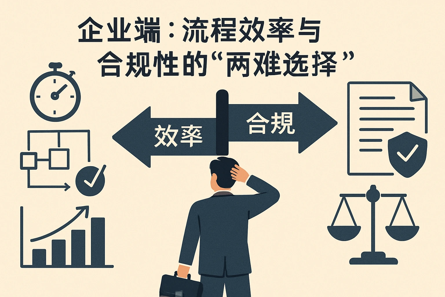 2. 企业端：流程效率与合规性的“两难选择”