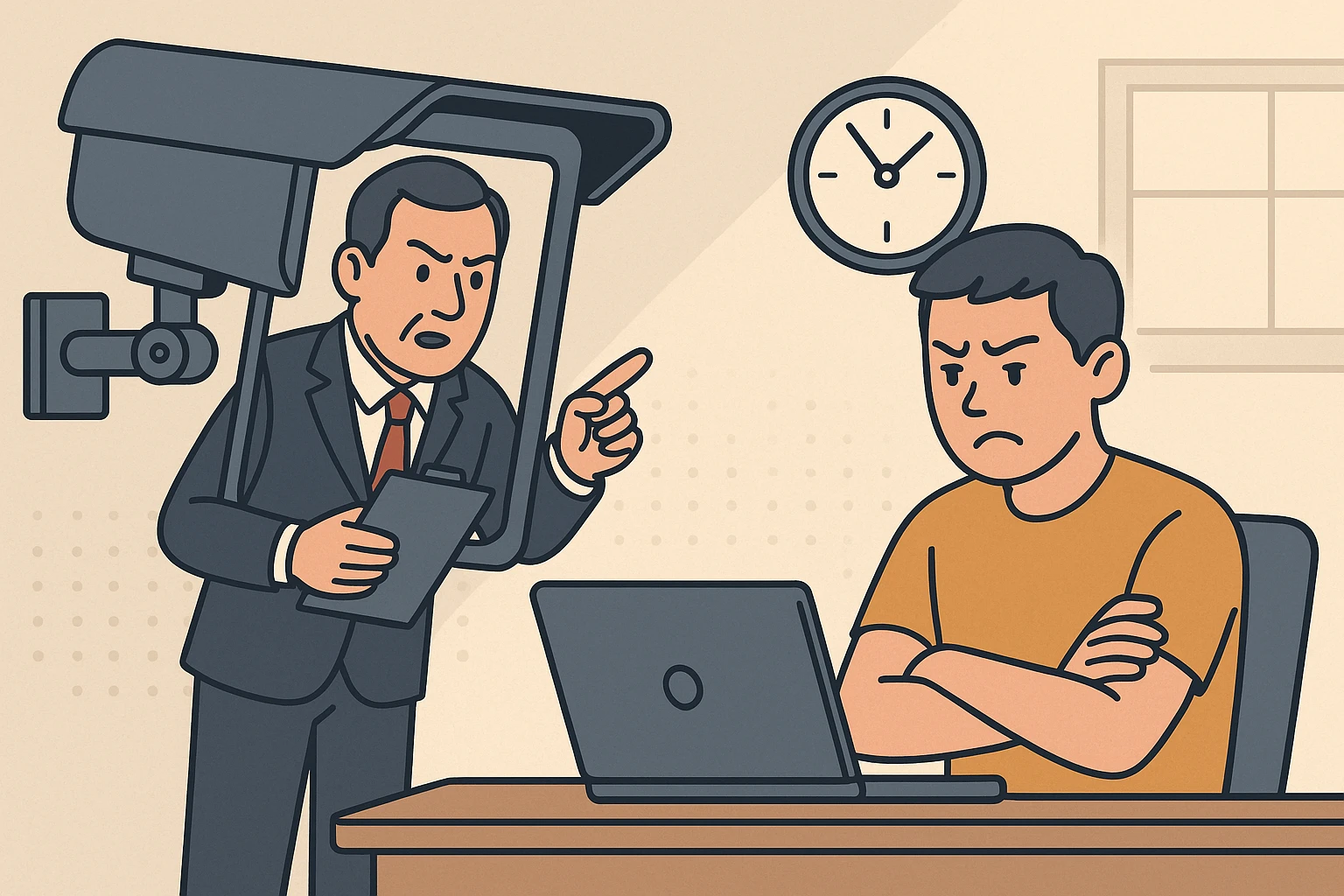 2. 人工干预：“盯梢式”管理引发抵触