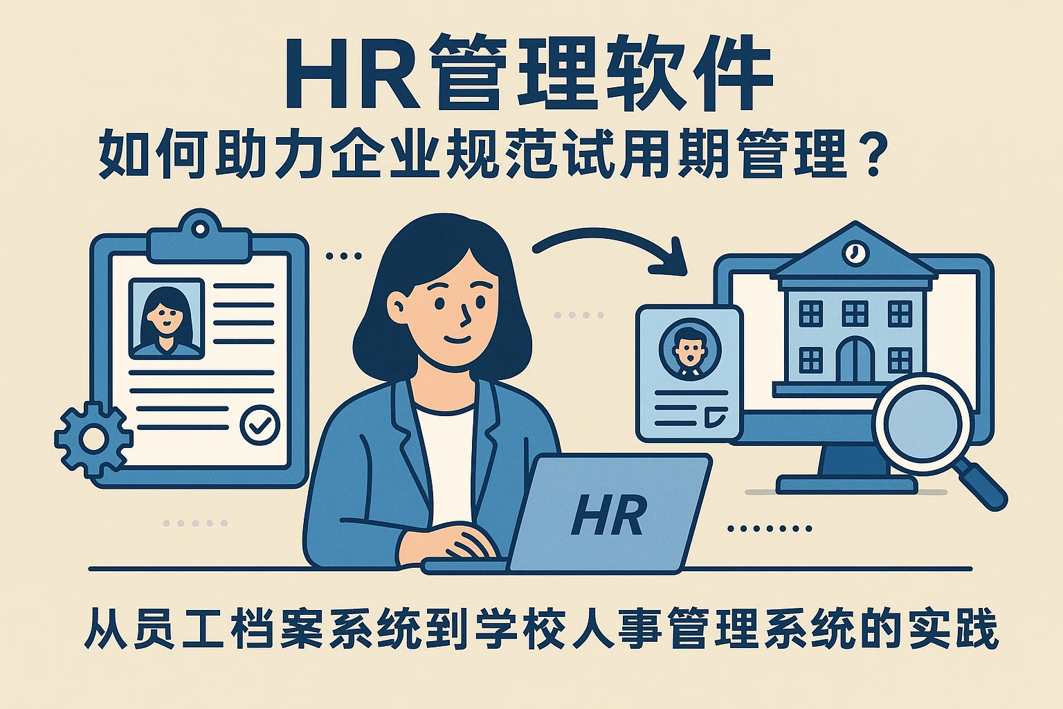 HR管理软件如何助力企业规范试用期管理？——从员工档案系统到学校人事管理系统的实践