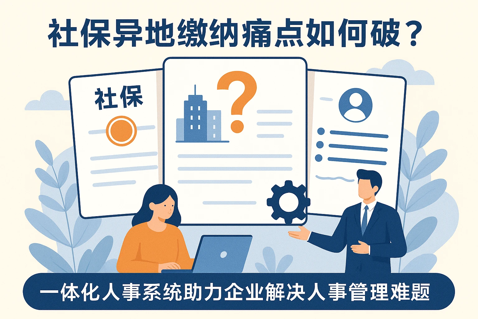 社保异地缴纳痛点如何破？一体化人事系统助力企业解决人事管理难题