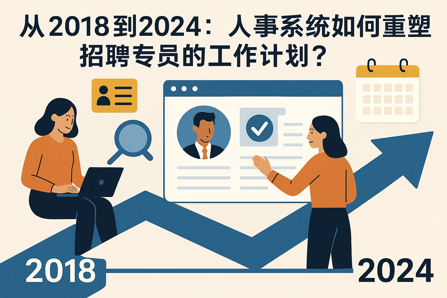 从2018到2024：人事系统如何重塑招聘专员的工作计划？