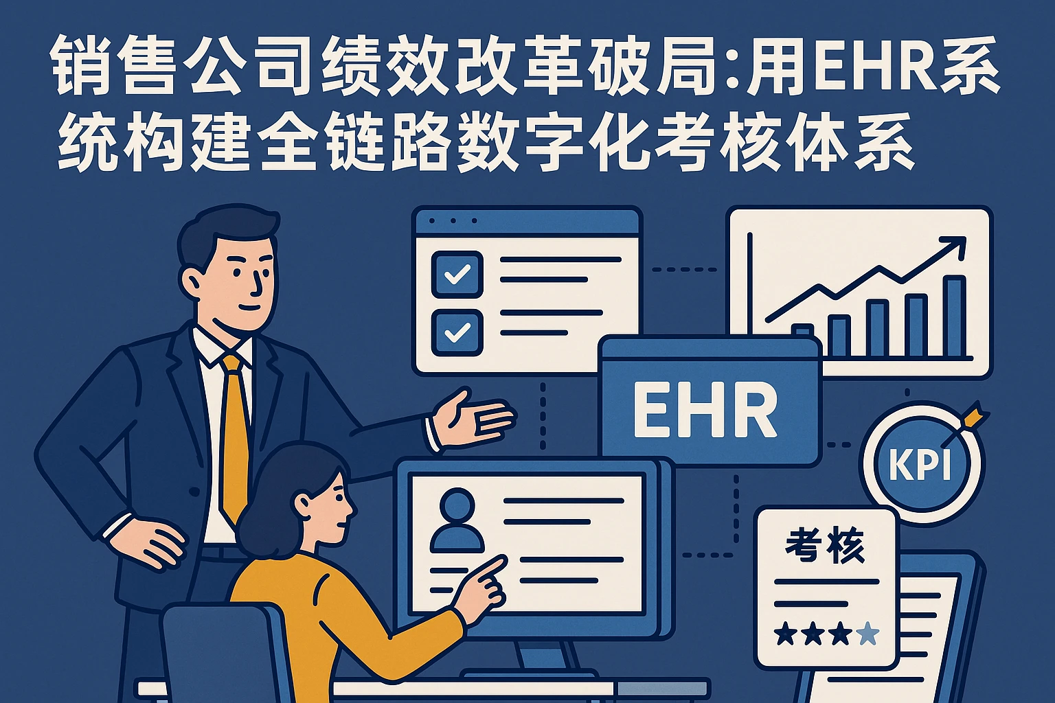 销售公司绩效改革破局：用EHR系统构建全链路数字化考核体系