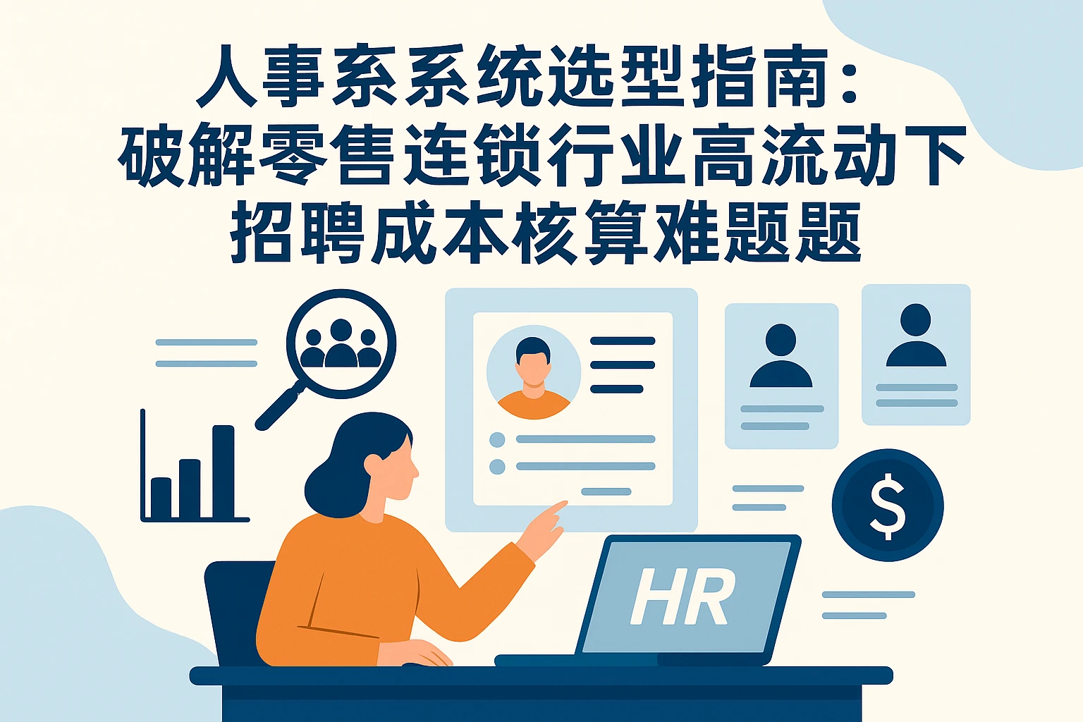 人事系统选型指南：破解零售连锁行业高流动下的招聘成本核算难题