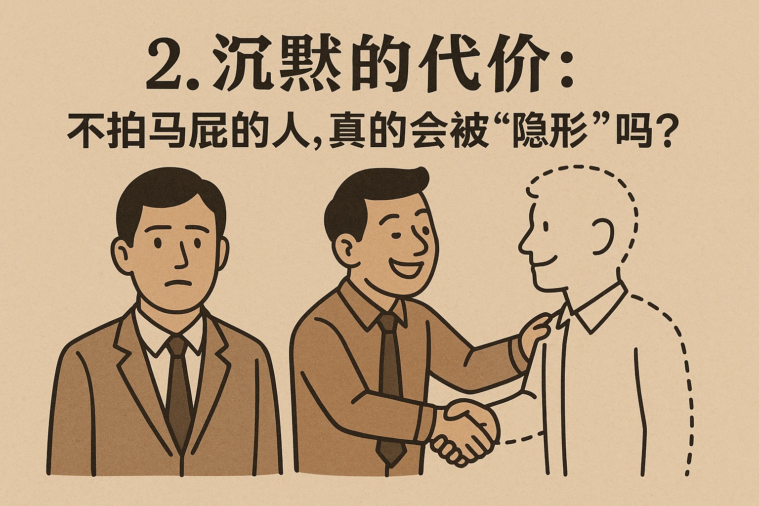 2. 沉默的代价：不拍马屁的人，真的会被“隐形”吗？
