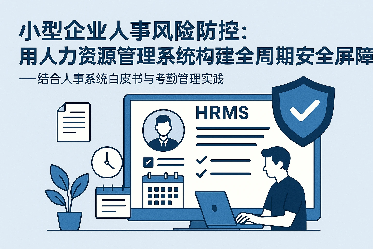 小型企业人事风险防控：用人力资源管理系统构建全周期安全屏障——结合人事系统白皮书与考勤管理实践