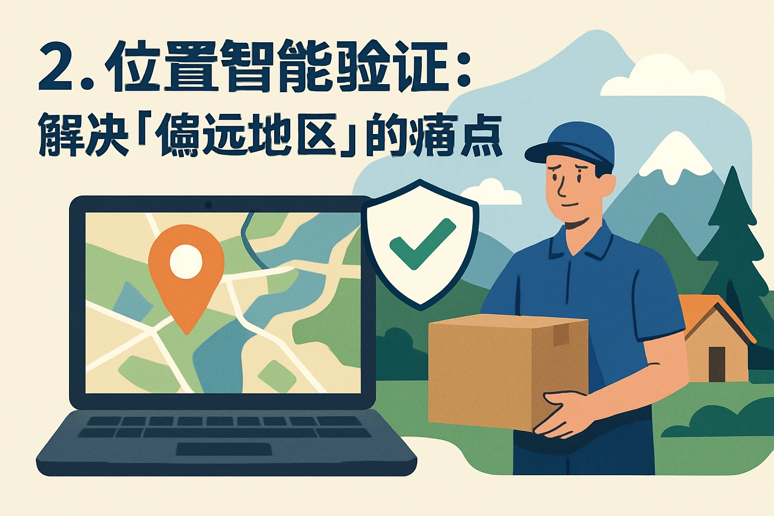 2. 位置智能验证：解决“偏远地区”的痛点