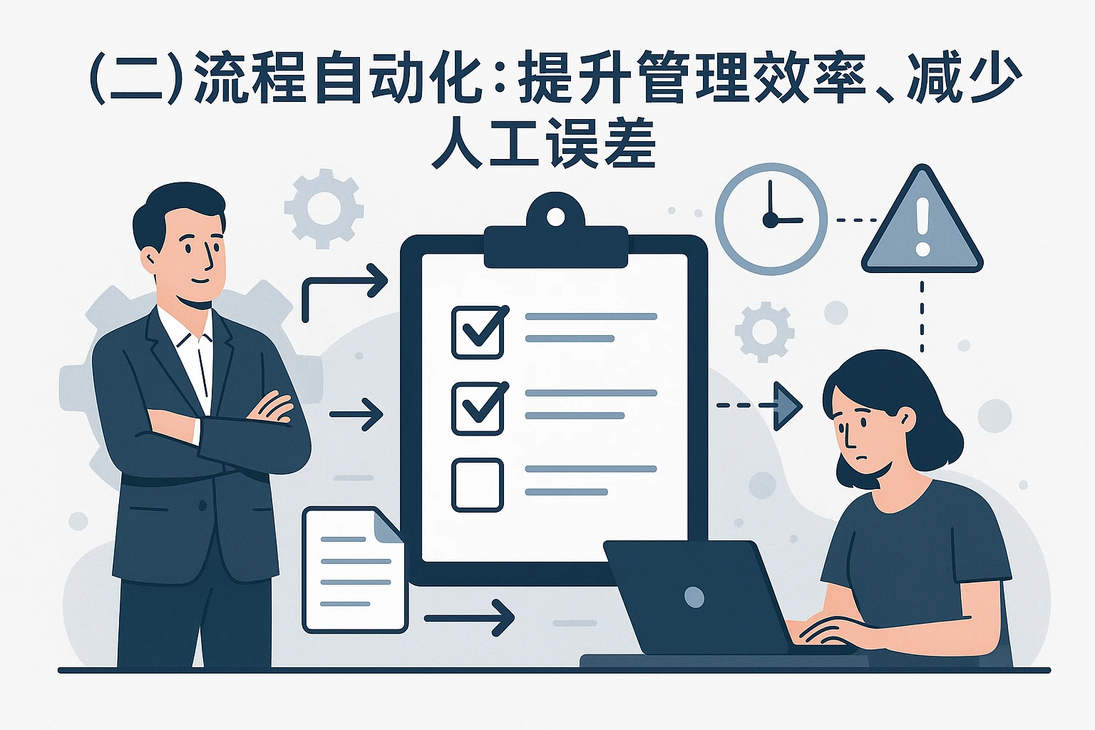 （二）流程自动化：提升管理效率，减少人工误差
