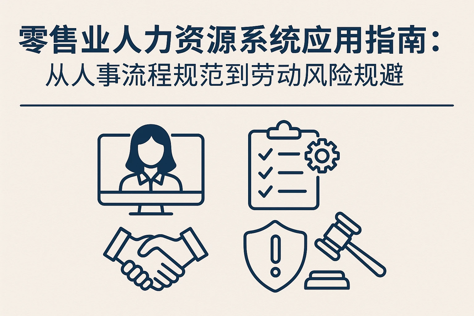 零售业人力资源系统应用指南：从人事流程规范到劳动风险规避