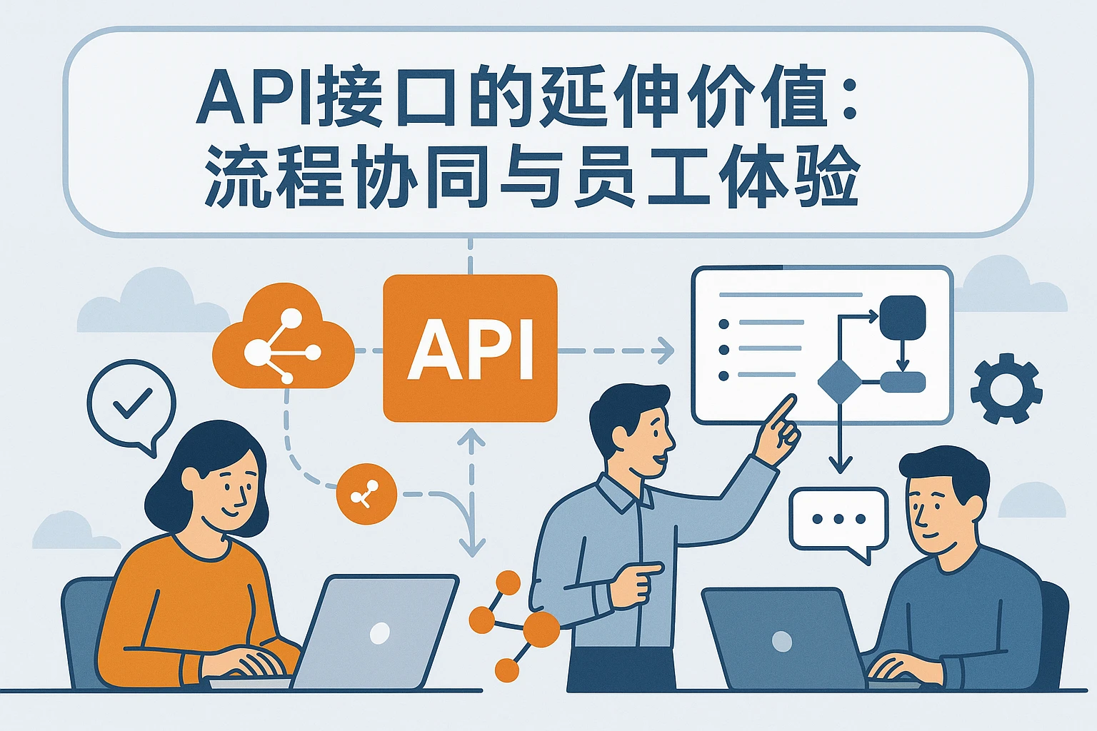 2. API接口的延伸价值：流程协同与员工体验