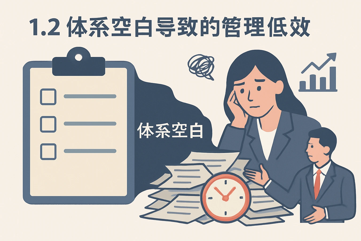 1.2 体系空白导致的管理低效