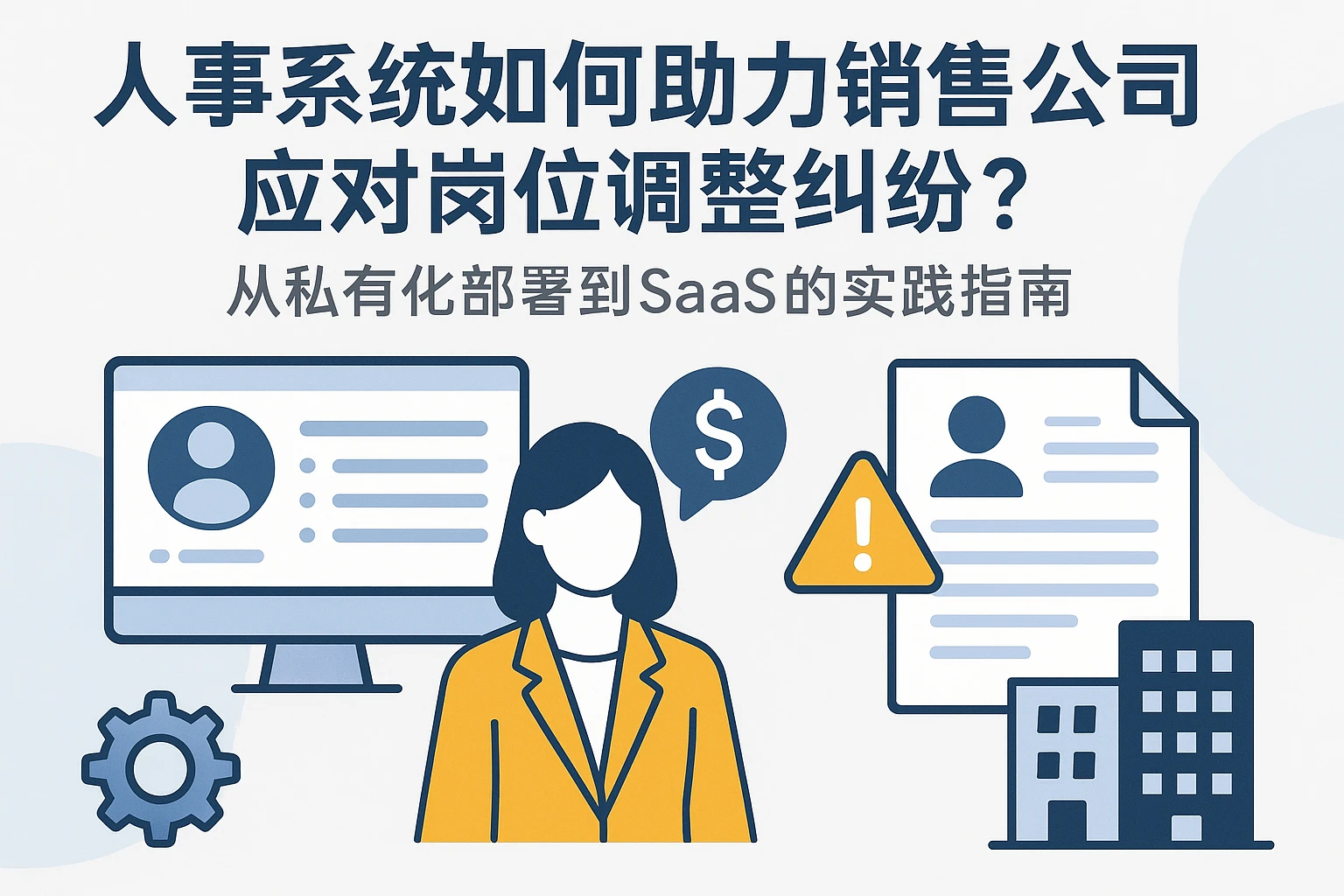 人事系统如何助力销售公司应对岗位调整纠纷？——从私有化部署到SaaS的实践指南