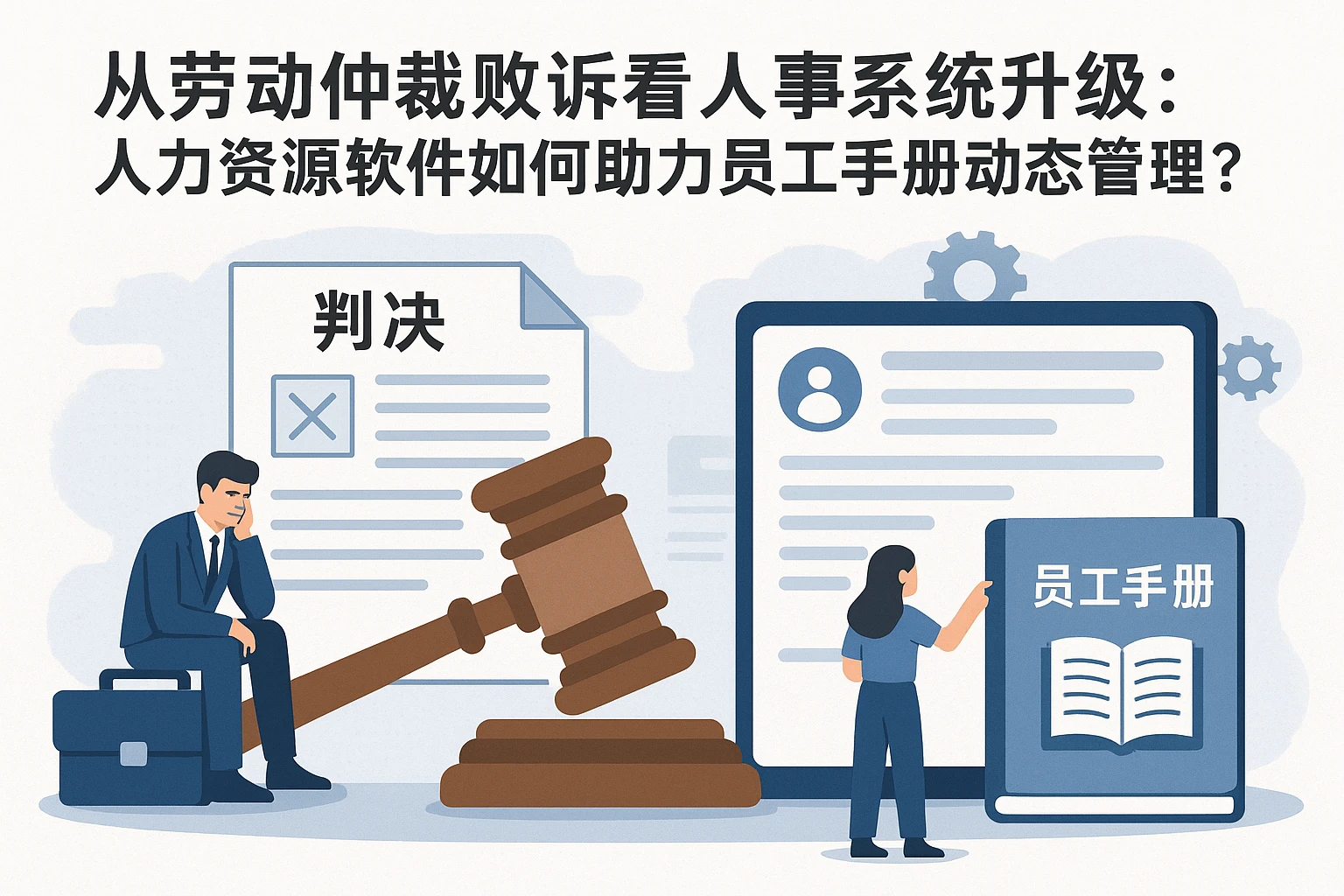 从劳动仲裁败诉看人事系统升级：人力资源软件如何助力员工手册动态管理？