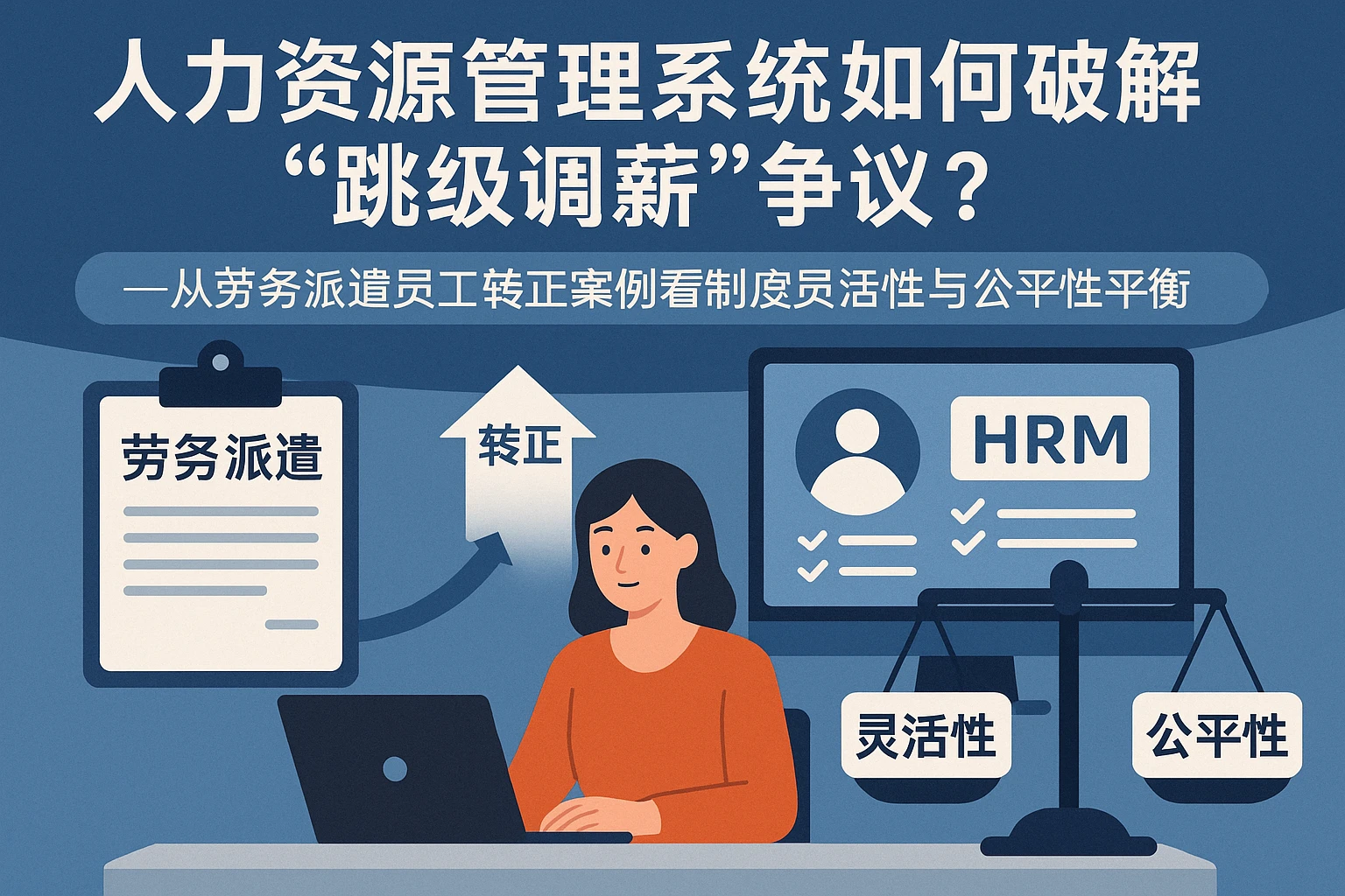 人力资源管理系统如何破解“跳级调薪”争议？——从劳务派遣员工转正案例看制度灵活性与公平性平衡